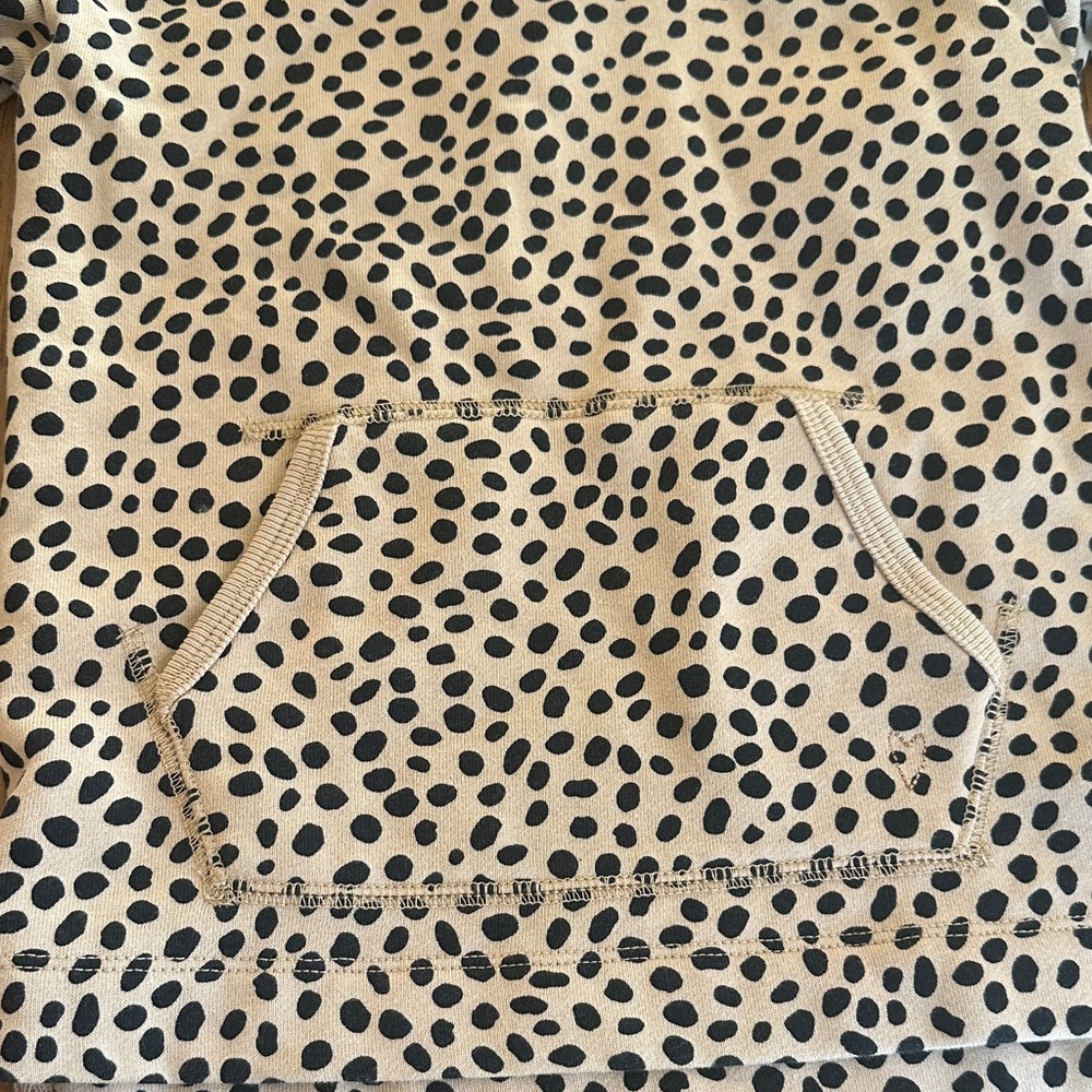 Girls XS (4-5) Crewcuts by J.Crew Polka Dot Turtleneck Sweater fleece lined - Picture 5 of 6